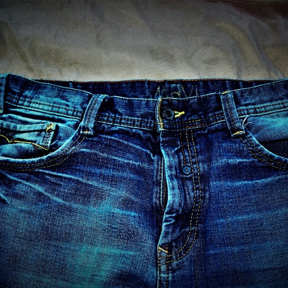 Mavi Matt relaxed Boot Cut Men's Jeans Sz 33/34 - Picture 6 of 6